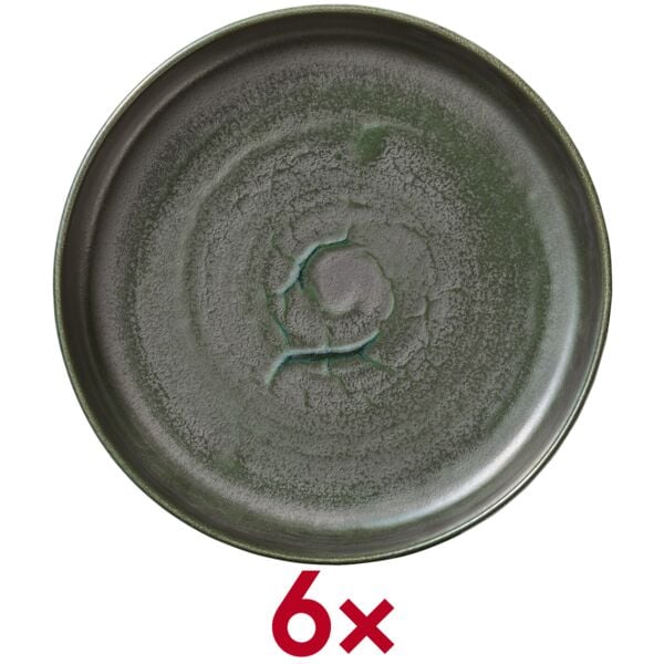 heart & soul 6er-Pack Teller »Perfect Match« tief 24 cm grün