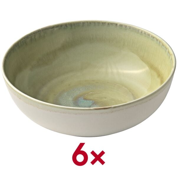 heart & soul 6er-Pack Schüssel »Perfect Match« 19 cm grün