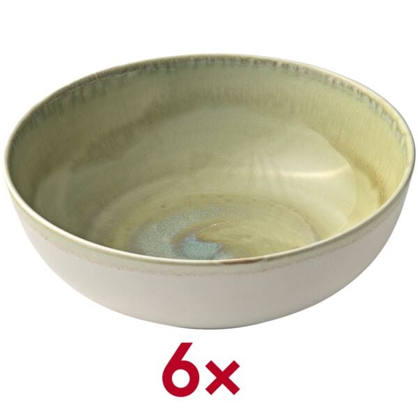 heart & soul 6er-Pack Schüssel »Perfect Match« 23 cm grün