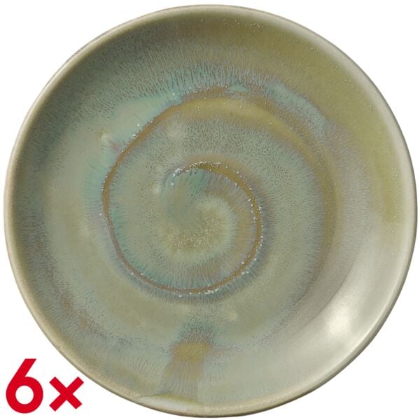 heart & soul 6er-Pack Teller »Perfect Match« flach 15 cm grün