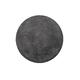 Tapis de bain rond doux gris ardoise coton 90 rd.