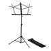 Gator Frameworks Rok-It Folding Sheet Music Stand with Detachable Bookplate Black Powder Coated