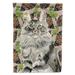 Carolines Treasures CK3094CHF Maine Coon Pine Cones Flag Canvas House Size Large multicolor