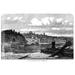 St. Joseph Missouri. /Nview Of St. Joseph From The Kansas Side Of The Missouri River: Wood Engraving Mid-19Th Century. Poster Print by (18 x 24)