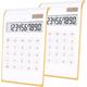 Desktop Calculator 10-Digit Dual Power Handheld Desktop Calculator with Large LCD Display Big Sensitive Button (New Black & White Pack of 2)