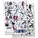 Winter Sports Snowboarding Ice Skate Ski Water Resistant Temporary Tattoo Set Fake Body Art Collection - Color