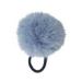 mnjin pom-pom hair ties elastic hair ties hair ponytail holders hair band for girls toddlers pigtail 10 colors for choose blue