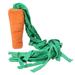 Cute Carrot Doggie Toys Skin-Friendly Vegetables Carrot Toy for Small Medium Large Dogs