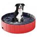 31.5x8 Foldable Baby Dog Pet Bath Swimming Pool Hard Plastic Kiddie Collapsible Dog Pet Pool Bathing Tub Portable Pet Bath Tub Pool for Indoor & Outdoor Kids Pets Dogs Cats