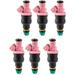 ECCPP Fuel Injectors 6pcs High Performance 4 Holes Fuel Injector Kit 0280150440 fit for 1998 1999 for BMW 328i 1996 1997 1998 1999 for BMW 328is M3 1997 1998 for BMW 528i 1998 1999 2000 for BMW Z3