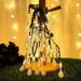 Solar Water Droplets String Lights 30 LED Warm White Fairy IP65 Decoration