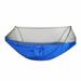 Camping Hammock Mosquito Net Portable Hammock with Net Single or Double Hammock Tent for Travel Camping Camping Accessories for Indoor Outdoor Hiking Backpacking Backyard Beachï¼ŒNavyBlue F34044