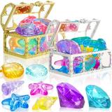 24 Pieces Diving Gem Pool Toys for Adult Kids 8 Year Old Up Summer Toys