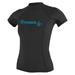 O Neill Wetsuits Women s O Neill Basic Skins UPF 50+ Short Sleeve Rash Guard Black X-Small