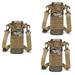 3PCS Outdoor Water Cup Bag Camouflage Water Cup Set Molle Waist Hanging Water Cup Set Bicycle Water Cup Bag