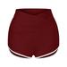 Cotton Shorts Women Womens 2-1 Double Layer Running Yoga Shorts Hot Yoga Shorts Women Women Fashion Yoga Compression Shorts Women High Waist Loose Fit Yoga Shorts Women s Sports Compression Shorts