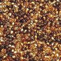 John Bead Czech Glass Seed Beads 10/0 (500g) Silverlined Topaz Mix Bead for Jewelry Making