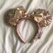 Disney Accessories | Disneyland Rose Gold Minnie Mouse Ears | Color: Gold | Size: Os