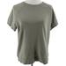 Athleta Tops | Athleta Green Short Sleeve Athletic Shirt | Color: Green | Size: L