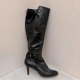 Nine West Shoes | Nine West Black Leather Stilettos Tall Boots, 7m | Color: Black | Size: 7