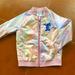 Disney Jackets & Coats | Children’s Disney World 50 Yr Bomber Jacket - Iridescent Nylon / Sz Xs | Color: Purple | Size: Xsg