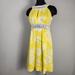 Lilly Pulitzer Dresses | Lilly Pulitzer Brie Dandelion Yellow Linen Dress | Color: White/Yellow | Size: 4