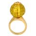 Kate Spade Jewelry | Kate Spade 2009 Holiday Collection Citrine Yellow Vintage Bead Ring | Color: Gold/Yellow | Size: 7