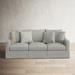 Birch Lane™ Carlin 3 Seat Sofa Polyester in Brown/White | 38 H x 88 W x 41 D in | Wayfair 88EC57BB5D084C6EB10F7409D154E101