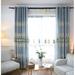 Homlpope Customized Simple Chenille Jacquard Sheer Window Elegance Curtains/Drapes/Panels/Treatments For Bedroom Living Room | Wayfair