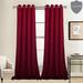 Homlpope 2Panels Velvet Curtains 84 Inches Blackout Velvet Curtains Panels Thermal Insulated Room Darkening Grommet Window Drapes For Bedroom/Living Room Velvet | Wayfair