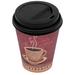 Nicole Fantini Collection Poly-Paper Hot/Cold Cups w/ Black Plastic Dome Lids (250) in Black/Red | 3.5 W x 3.5 D in | Wayfair CU161-BLD-250