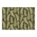 White 36 x 24 x 0.62 in Area Rug - Bayou Breeze Rectangle Alicya Abstract Machine Made Flatweave /Chenille Outdoor Area Rug in Green /Chenille | Wayfair