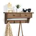 August Grove® Annalissa Solid Wood Floating Shelf Wood in Brown | 6.9 H x 17 W x 5.9 D in | Wayfair E9D63A7B9C8048779AEDCADE8A25F298