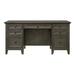 Lark Manor™ Ariadny Solid Wood Desk Wood in Gray | 31 H x 62 W x 26 D in | Wayfair F97888DD1D8B477DB87B21DB5D3972C6