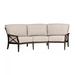 Woodard Andover 106" Wide Outdoor Patio Sofa w/ Cushions Sunbrella® Fabric Included in Black | Wayfair 510464-92-14Y