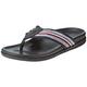 Tommy Hilfiger Herren Zehentrenner Sandalen Zehentrenner, Schwarz (Black), 40