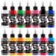 UMIKAkitchen 14 Colors Tattoo Ink Set Black Red Permanent Professional Microblading Makeup Pigment Body Paint Tattoo Colour Set 30ML1 Bottle