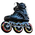 Inline Skates for Girls and Boys, Roller Skates with 4 Wheels, Patines para Mujer for Kids and Adults, Men and Women (Color : Black, Size : EU 44/US 11/UK 10/JP 27cm)
