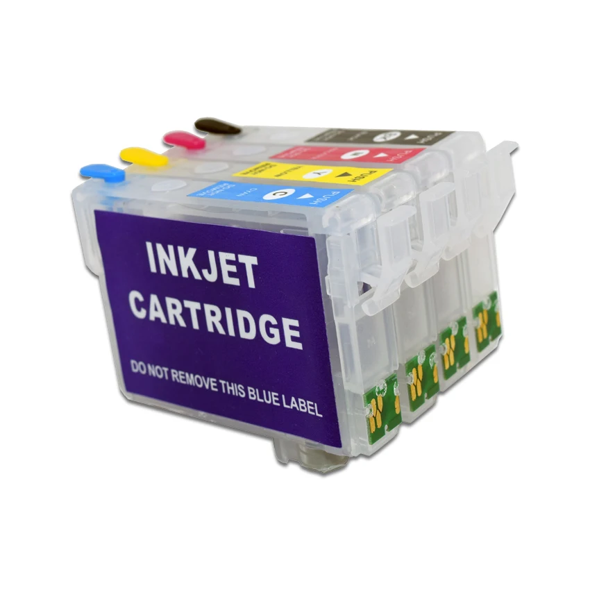 Cartouche d'encre rechargeable 604 604XL avec puce pour Epson XP-2200 XP-2205 XP-3200 XP-3205 XP-4200 XP-4205 WF-2910 WF 2930 2935 2950