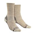 Bridgedale Womens - Ladies Hiking Midweight Merino Wool Socks - Natural - Beige - Size 5-6.5 (UK Shoe)