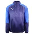 Puma DryCell Zip Up Track Jacket Navy Long Sleeve Mens Top 656265 06 - Blue - Size X-Large