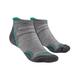 Bridgedale - Womens Hiking Merino Low Socks - Mid Grey / Surf Merino Wool - Size 5-6.5 (UK Shoe)