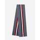 Moncler Enfant Boys Wool Striped Logo Scarf Size S 4 - 6 Yrs