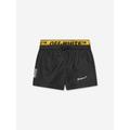 Off-White Baby Boys Logo Industrial Swim Shorts In Black Size 6 - 9 Mths