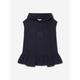 Moncler Enfant Girls Sleeveless Hooded Dress In Navy Size 8 Yrs