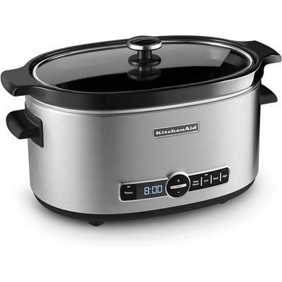 6-Qt. Slow Cooker with Standard Lid - Stainless Steel