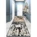 Black/White 79 x 31 x 0.39 in Area Rug - East Urban Home Abstract Machine Made Power Loomed Area Rug in | 79 H x 31 W x 0.39 D in | Wayfair