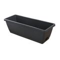 Lomubue Vegetable Planter Large Capacity Shatterproof Impact Resistance Smooth Edge Drain Hole Design Rectangular Flower Pot Windowsill Planter Box Garden Supplies