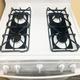 Stove Protector Liners Compatible with GE Stoves GE Gas Ranges - Customized - Easy Cleaning Liners for GE Compatible Model JGBS30REK1SS