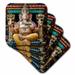 3dRose Singapore Chinatown Sri Mariamman Hindu Temple Ganesh sculpture - Soft Coasters set of 8